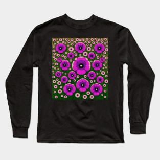 Poppy  Flower Long Sleeve T-Shirt